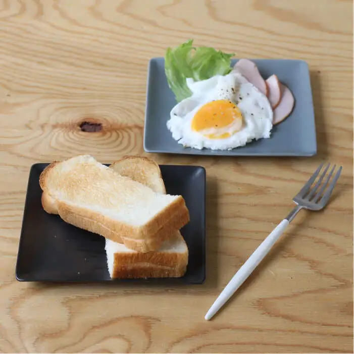 【波佐見焼】 おむぱん皿 平皿 グレー 5枚セット  食器 皿 【Cheer house】 [AC103] 波佐見焼