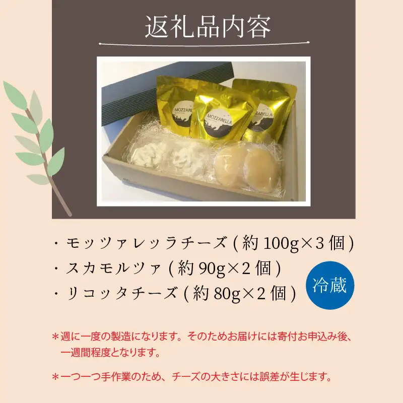 福井県産生乳使用 モッツァレッラチーズセット チーズ [A-020001] [BFAT001] 【配送不可地域：北海道・沖縄・離島】 