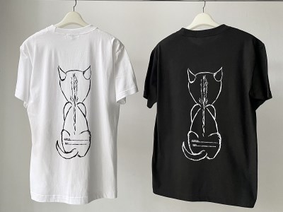CAT T-SHIRT【XLサイズ／WHITE】 [h125]