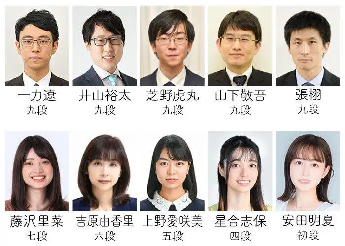 【白竹堂】選べる、（公財）日本棋院所属棋士の直筆サイン 扇子