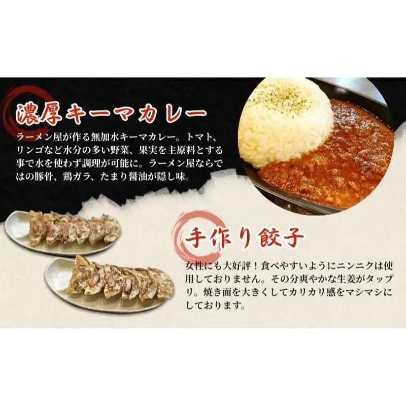 毎月 年12回お届け 本格ラーメン贅沢5種！！お店と変わらない味 カレー＆餃子【魚介豚骨ラーメン 和風ラーメン醤油 トマトンコツラーメン キーマカレー 餃子 人気商品 厳選】
