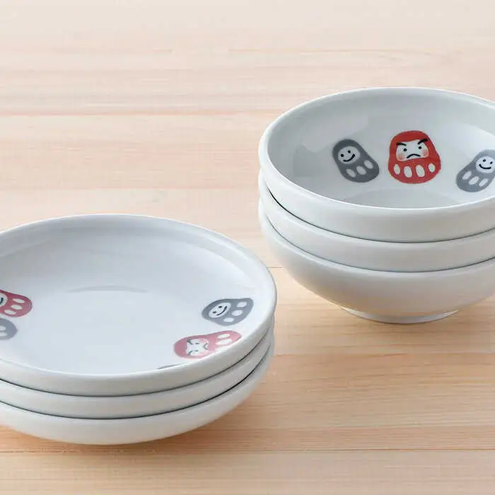 【波佐見焼】天だるま 取り鉢 小鉢 取り皿 小皿 3組セット 食器 皿 【陶豊】 [OE13] 波佐見焼