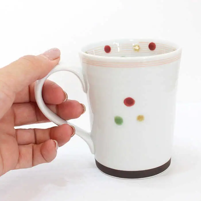 【波佐見焼】色彩水玉（ ティーポット・ マグカップ ）3点セット 食器 皿 【陶芸ゆたか】 [VA92]  波佐見焼
