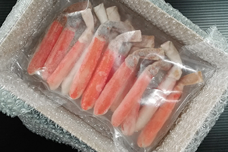 根室海鮮市場[直送]お刺身可！生ずわいがにしゃぶしゃぶ用ポーション300g(12～15本) A-28179