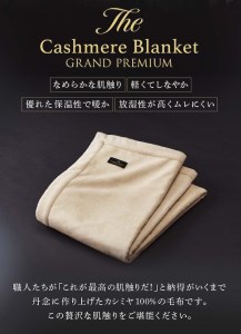 カシミヤブランケット グランドプレミアム シングル (140×200cm) [1742]【db】