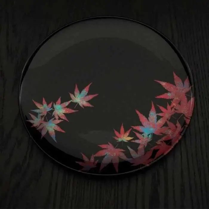 【全4回】 フラットプレートM 定期便 【 3月発送：墨桜純白 6月発送：花火マジョブルー 9月発送:紅葉漆黒 12月発送：マジョ銀箔ブルー 】【NF1】