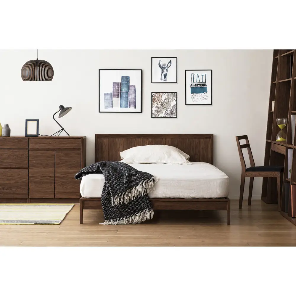 【開梱設置】高野木工 THOMSON BED トムソン シングル ウォルナット【10年保証】