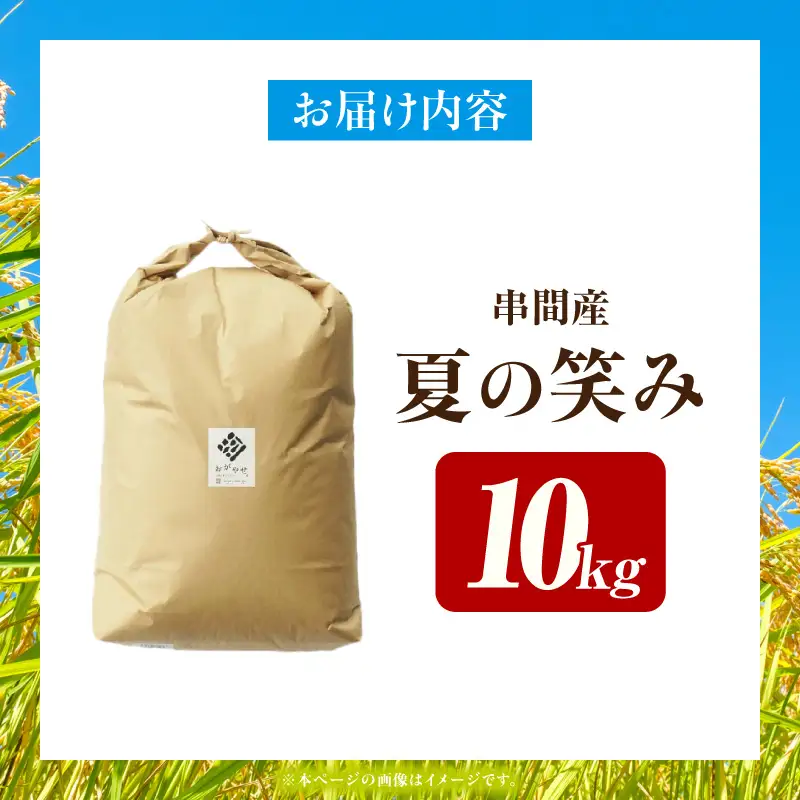 令和8年産 串間産のお米「 夏の笑み 」（10kg）_K025-002-R8