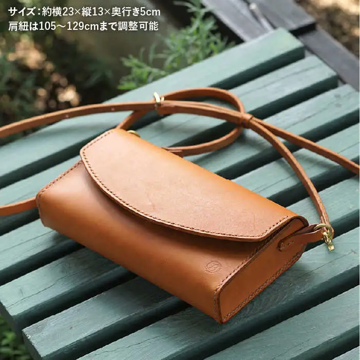 【経年変化を楽しむ本革製品】BOX ショルダー バック 本革 《糸島》【BLESS】 [AAA022]