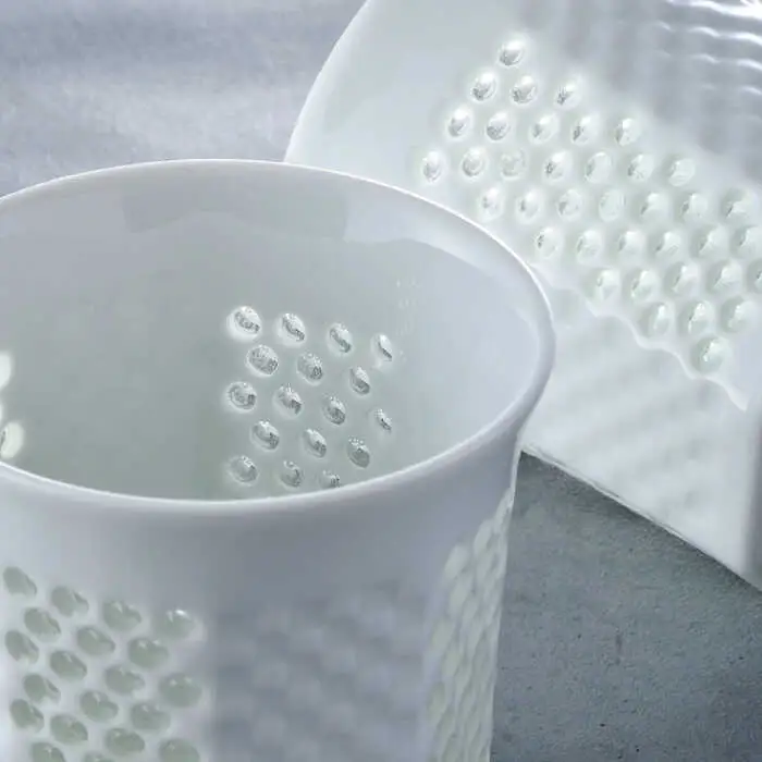 【波佐見焼】水晶プレミアム レリーフ ロックグラス 2個セット 食器 皿 【丹心窯】 [AB38] 波佐見焼 食器