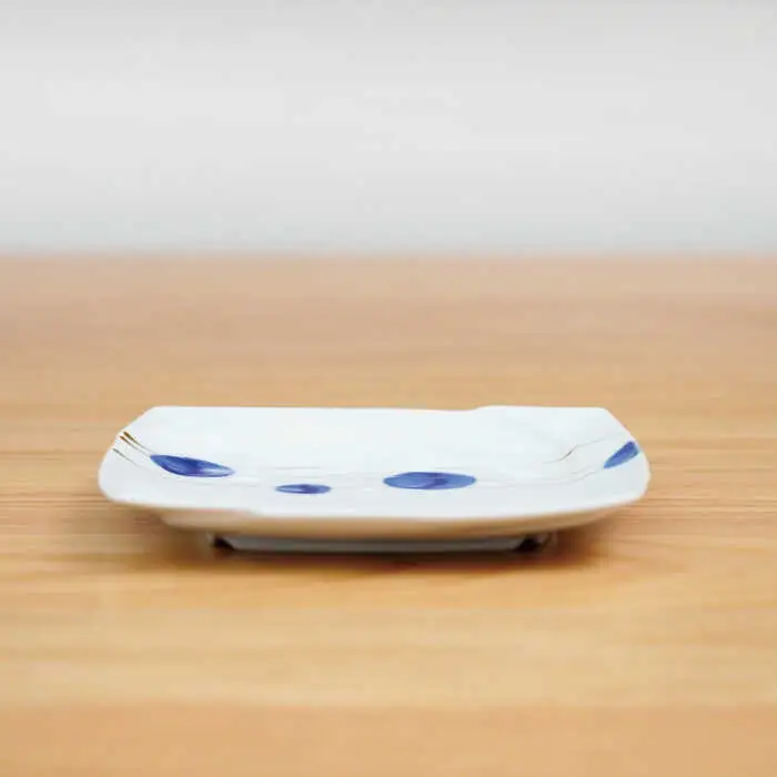 【波佐見焼】シャボンライン トリオ 角皿 小皿 食器 皿 【団陶器】 [PB85] 波佐見焼