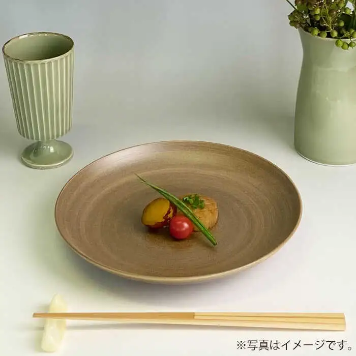 【波佐見焼】Shabbyカラー 24cm プレート 4色セット 大皿 パスタ皿 食器 皿 【和山】 [WB139]  波佐見焼