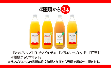 果汁100％ジュースで味わう 信州のリンゴ 爽やか酸味系 大瓶 3本 セット 詰め合わせ ジュースで味わう信州のリンゴ 爽やか酸味 リンゴ りんご 林檎 アップル アップルジュース 無添加 飲料 飲料類 甘い 豊饒な香り 濃厚 長野 長野県 信州 こだわり 果汁 希少
