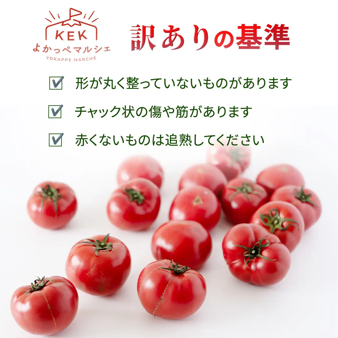 《 2027年 収穫分 》 訳あり フルーツトマト 大箱 約2.6kg × 1箱 (20～35玉/1箱) 糖度7度以上 先行予約 茨城県 桜川市 KEK 国産 トマト ブランドトマト 訳アリ 不揃い 野菜 ギフト 贈答 [BC040sa]