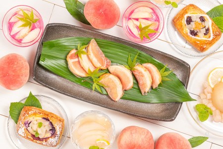 AE049【令和4年度出荷分】食べたら笑顔になる！島原育ちの桃 2Kg　＜数量限定＞