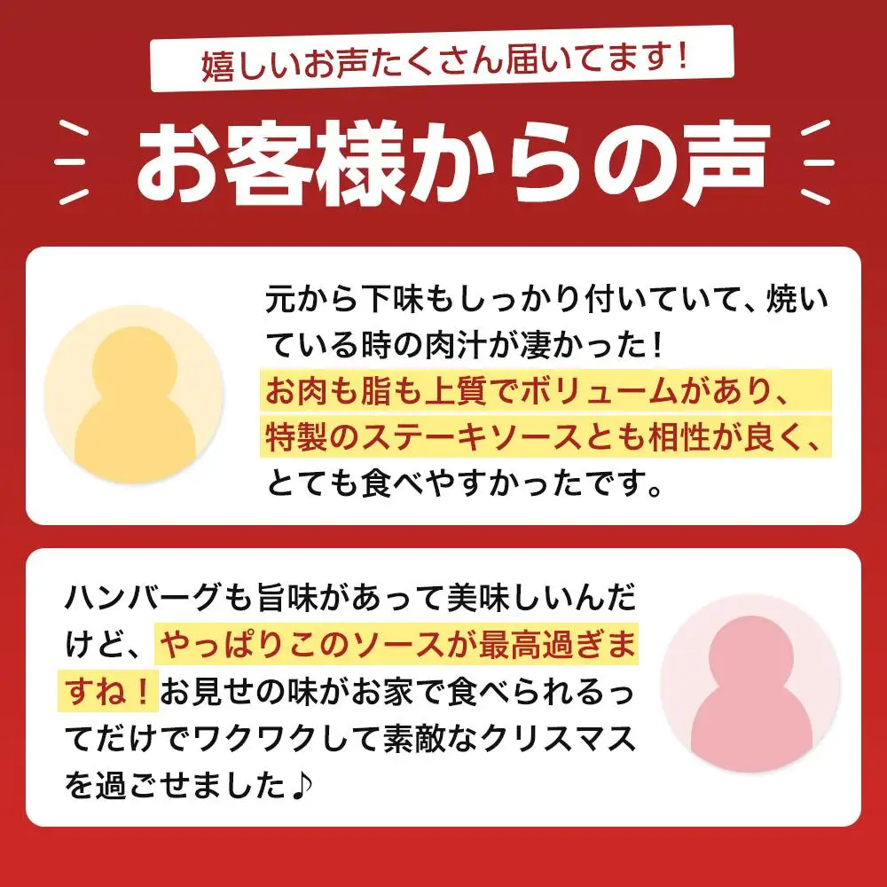 あさくま　学生ハンバーグ詰合せ ステーキ形状のハンバーグ