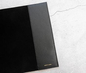 maf pinto (マフ ピント) ノートカバー B5サイズ ブラック ADRIA LINE レザー 本革 日本製