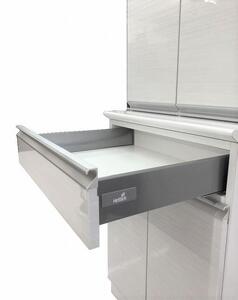 シュシュ ダイニングボード 幅60cm 開き戸 食器棚 完成品 キッチン収納 食器収納 ストックボード 大川家具