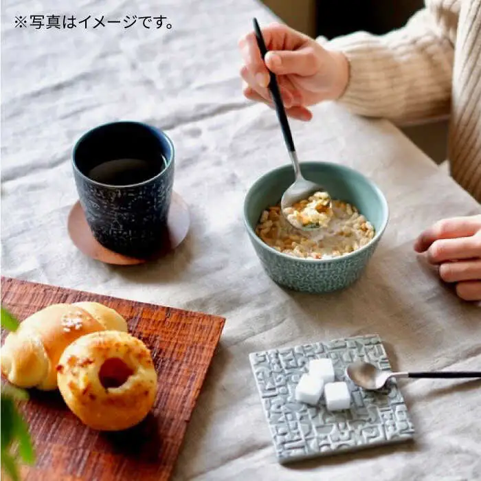 【波佐見焼】PATTERNED BOWL ペア 2点セット squall gray ＋ yellow 食器 皿 【BIRDS’ WORDS】 [CF023] 波佐見焼 食器