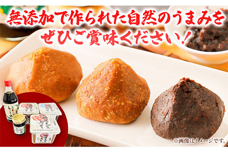 北海道十勝 醗酵食品「味噌三昧セットＡ」5品目お届け（味噌4種と醤油）《60日以内に出荷予定(土日祝除く)》渋谷醸造株式会社 送料無料 北海道 本別町 米みそ 米味噌 粒みそ 粒味噌 小麦みそ 小麦味噌 南蛮みそ 南蛮味噌 こいくち醤油 濃口醤油