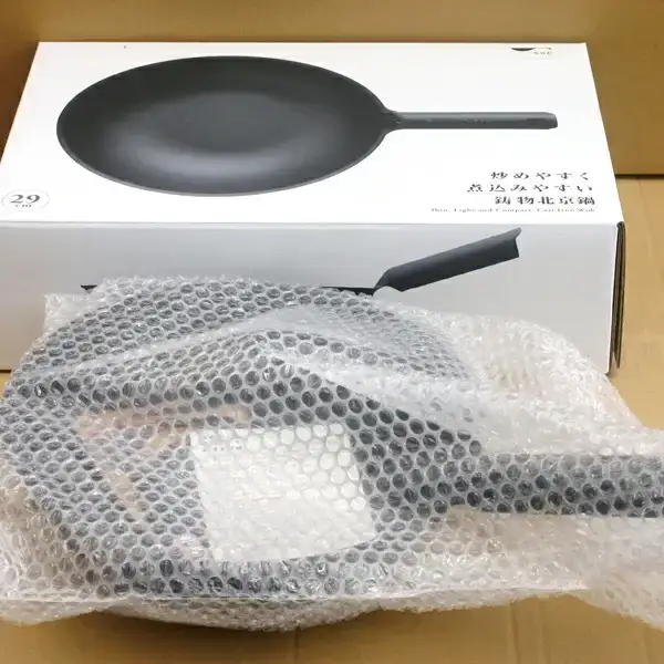 [SSC] 中華鍋 鋳物北京鍋 31cm IH対応 軽量 鉄 燕三条製