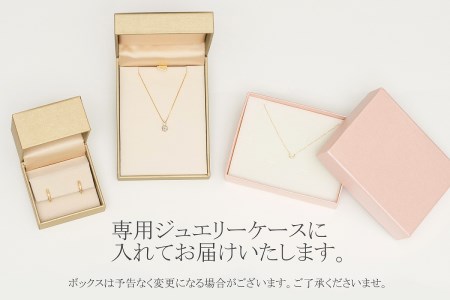 K18ピンクゴールド シンプル馬蹄ネックレス 63-8558