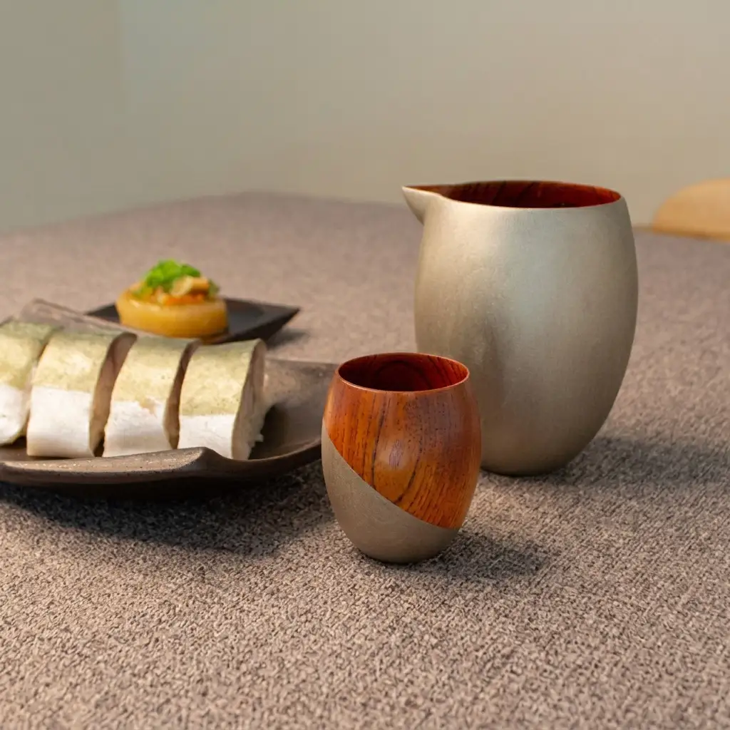 【手作り漆器】手作り漆器 京都伝統工芸 木製漆器 酒器 京都府向日市 漆器 すず波