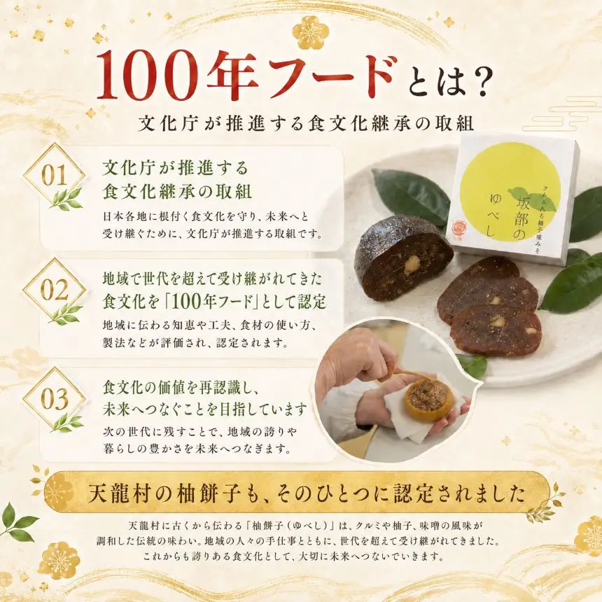 滋味深い保存食・坂部のゆべし（2個）