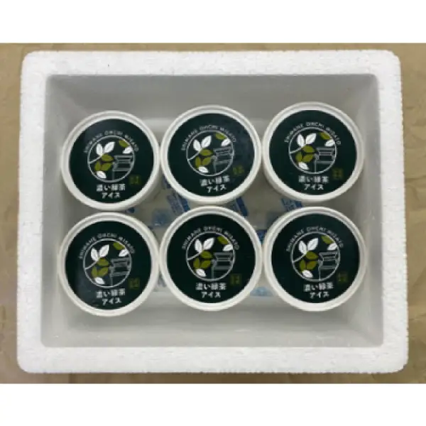 濃い緑茶アイス 6個入り