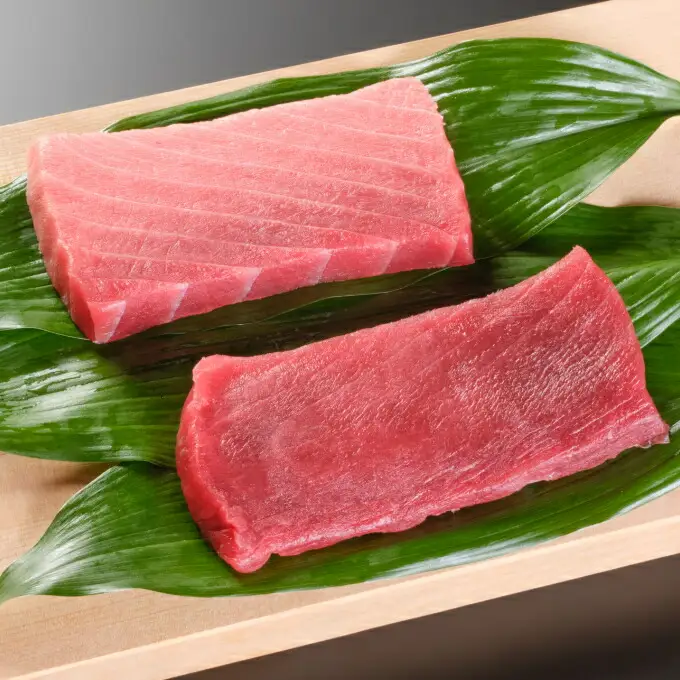 こだわりの天然ミナミマグロセット　ミナミマグロ中トロ赤身各1柵