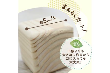 【山梨県産】手作りのスギ・ヒノキ積み木セット（10個入り）