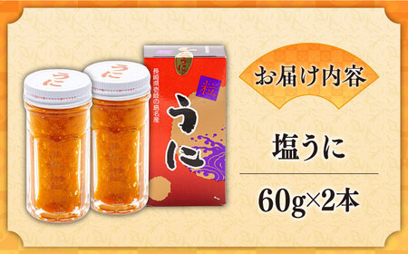塩うに 60g×2本 うに 雲丹 [JAR004]