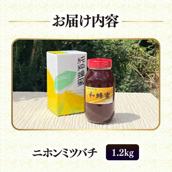 和蜂蜜（ニホンミツバチ） 1.2kg[JDP007] ハチミツ