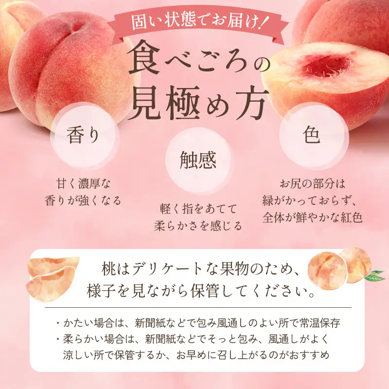 桃 あかつき 約5kg 13～22玉 桃