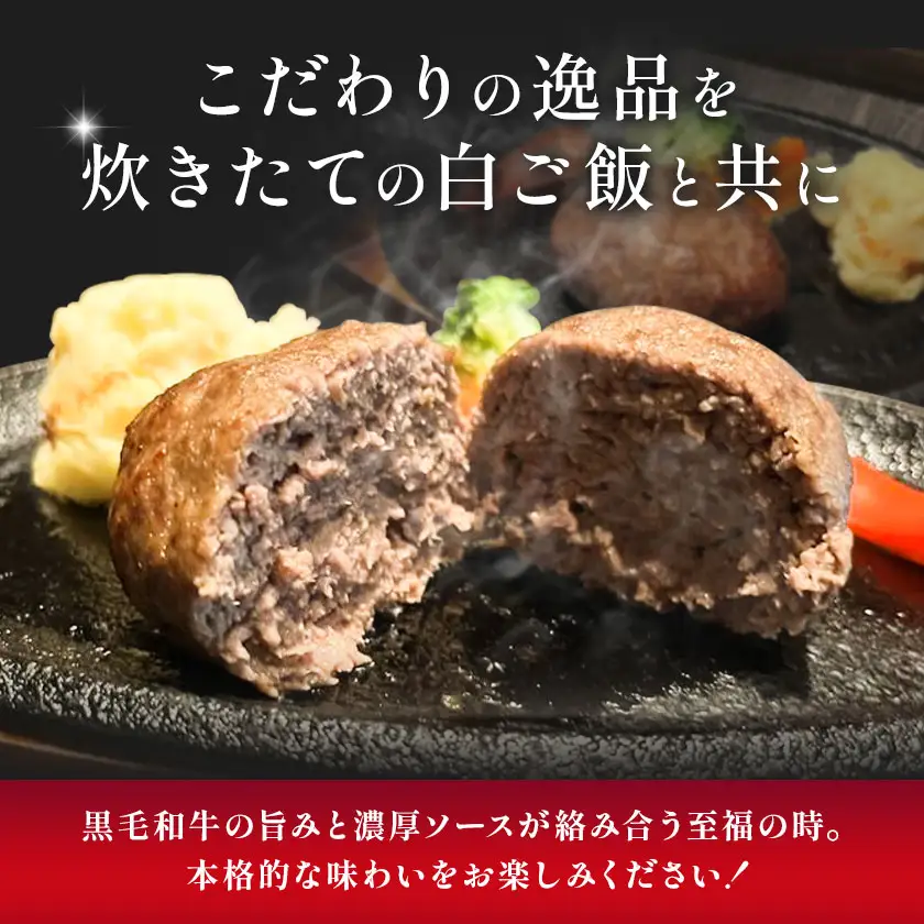 プレミアム ハンバーグ 4個 焼肉一福《60日以内に出荷予定(土日祝除く)》