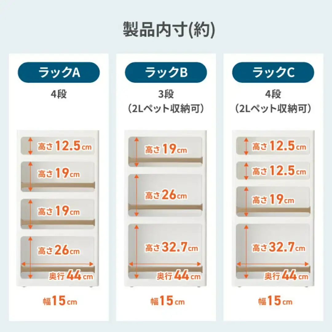 隙間収納 ストランティ ラックB ホワイト すき間収納 収納ボックス サニタリー スリムラック 洗面所 キッチン スリム収納 新生活 一人暮らし 【012S008】