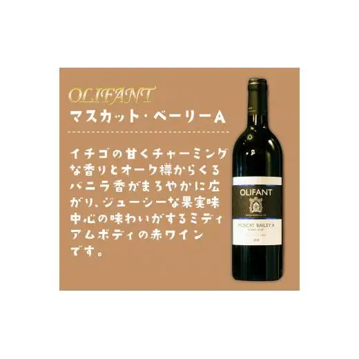笹一酒造OLIFANTマスカット・ベリーA樽熟成2本&こすげ村源流工房ヤマメのアンチョビ1パックセット【017-004】｜ 国産ワイン 赤ワイン セット おつまみ ヤマメ ※離島への配送不可 ※着日指定不可