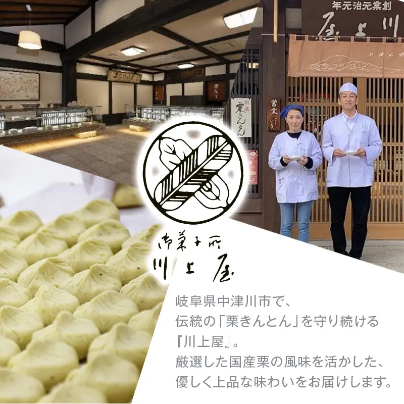 【2027年3月お届け】 御菓子所 川上屋 柿の美きんとん 10個入り F4N-1903