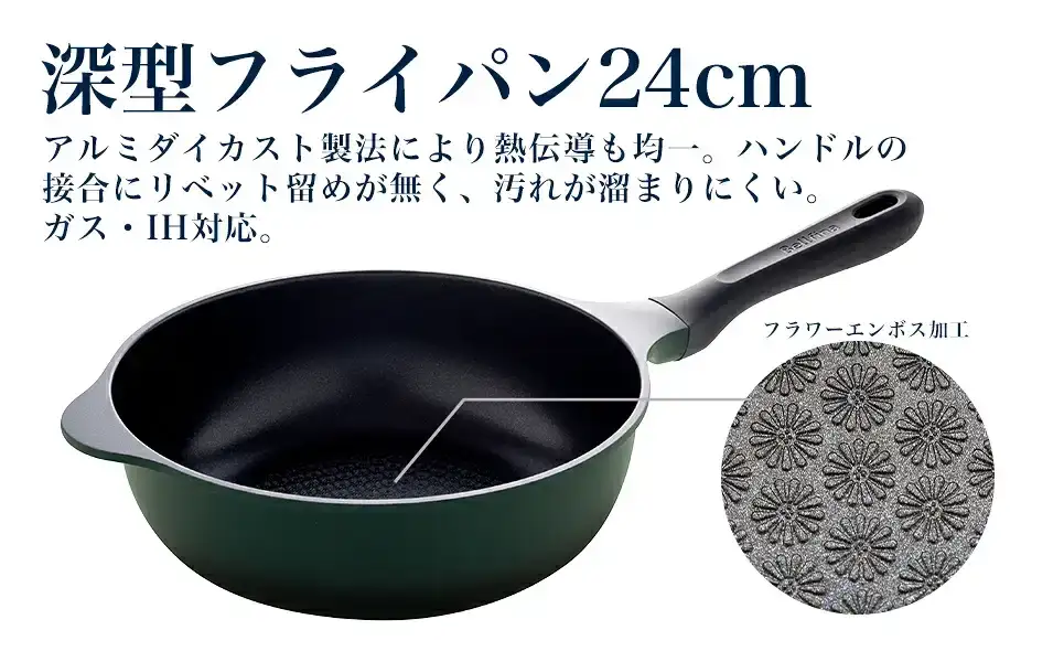 スーパーベルフィーナプレミアム 24cm 深型 蒸し器セット 蒸し器