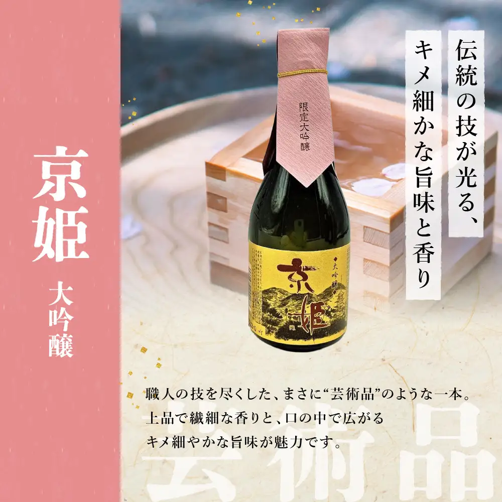 【吟醸酒房 油長】京都伏見の酒 大吟醸300ml×5本飲み比べ｜日本酒 大吟醸 人気セット