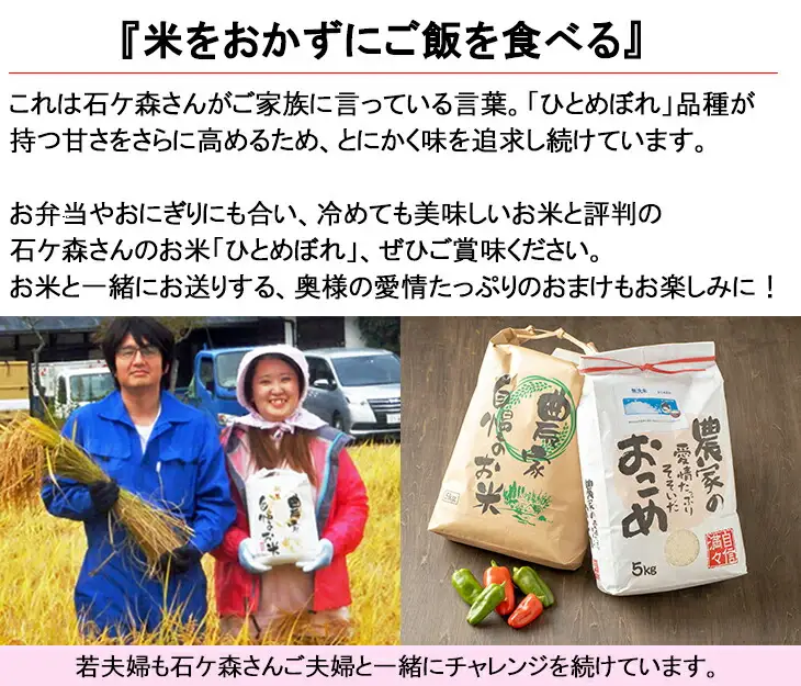 減農薬栽培　岩手花巻産ひとめぼれ無洗米５㎏ 【510】
