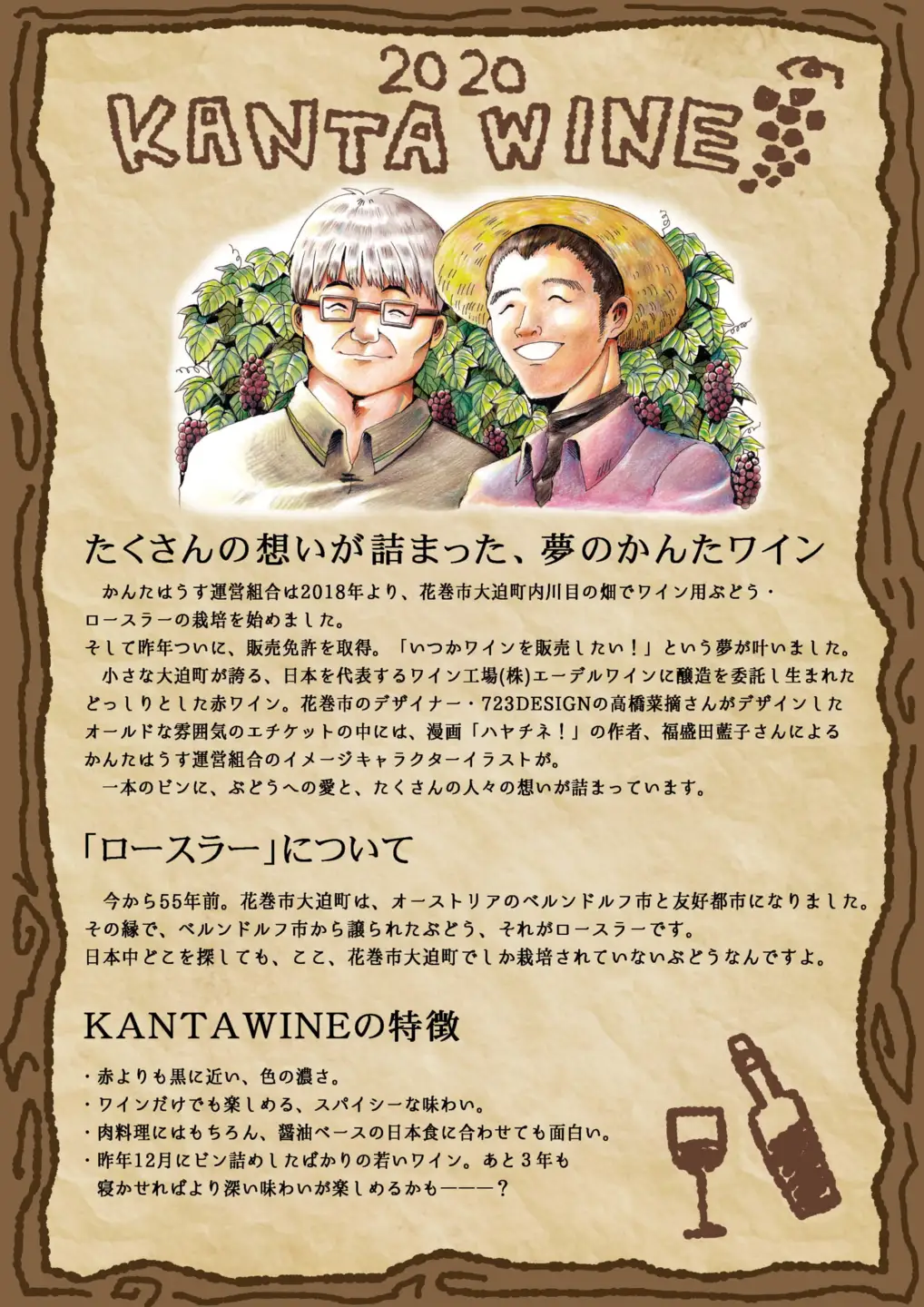 ロースラー ワイン KANTA WINE 2024（赤） 750ml×2本セット 【967】