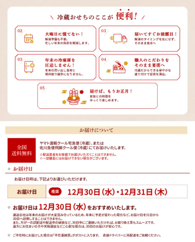 【早期限定寄附額】千賀屋謹製 2027年 迎春おせち料理「千ノ幸」和風与段重 6～7人前 全58品 冷蔵おせち料理 [035S17] 
