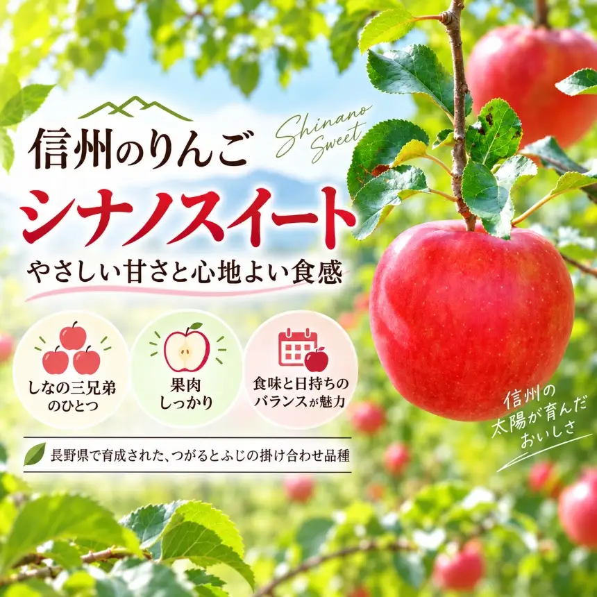りんご 令和8年10月中旬頃発送 シナノスイート 訳あり 約5キロ！ 信濃三兄弟の一つ【016-31】