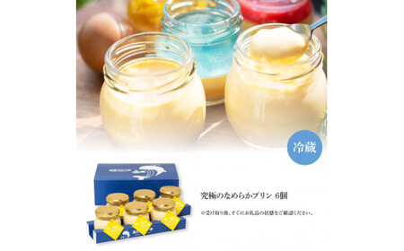 高知プリン亭 究極のなめらかプリンセット 6個入り