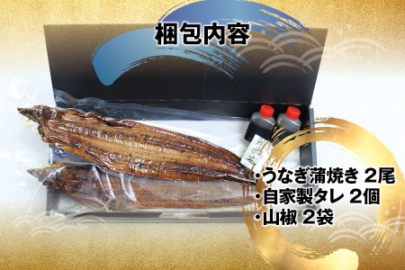 国産うなぎ 紀州備長炭で焼き上げたうなぎ約150g×2尾セット うなぎ ウナギ 鰻 蒲焼き 国産 養殖【fki300】