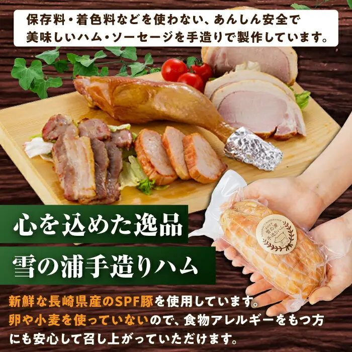 【6点×12回定期便】ハム詰合せ よくばり ソーセージ3袋＋3品 [EAM049]  無添加ベーコン ハムソーセージ 生ソーセージ 国産 ハム詰め合わせ 定期便