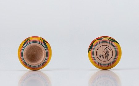 FYN9-537 ＜菊摩呂こけし工房＞小寸えじこ (志田楓 創作こけし) 工芸品 伝統 インテリア 置物 山形県 西川町