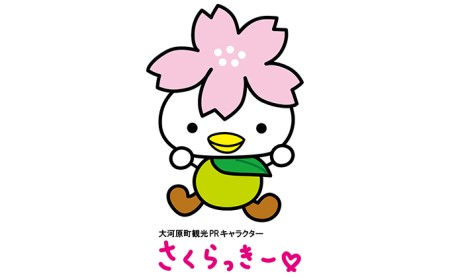 大河原町観光PRキャラクター「さくらっきー」グッズBセット 雑貨 日用品 ファッション 観光地 小物 普段使い 買い物 遠足 ピクニック 敷物 