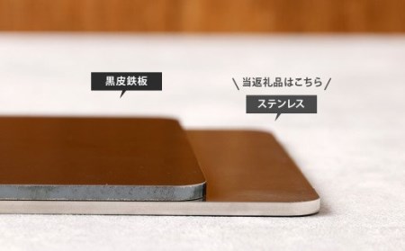 CGK ただの鉄板 ステンレス A5サイズ 21cm×14.8cm 厚み 4.0mm アウトドア